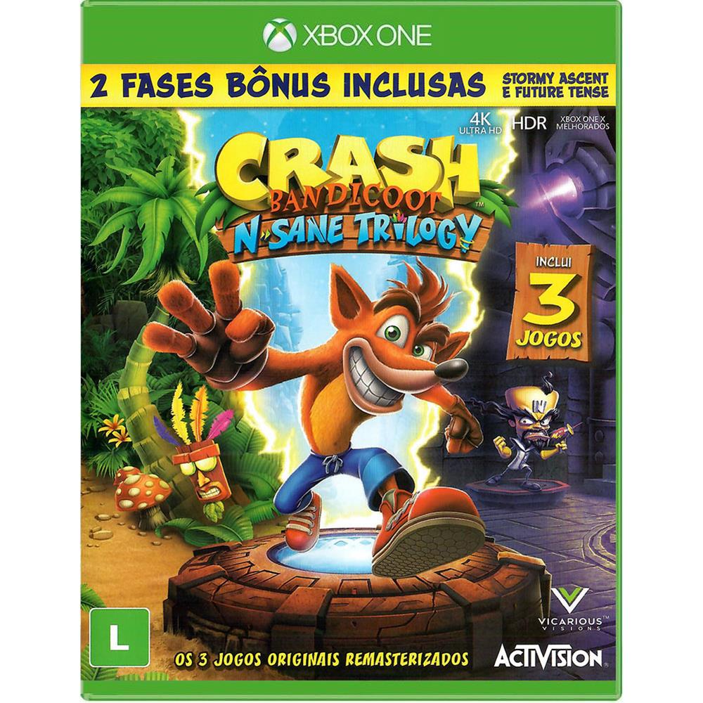 Crash Bandicoot Nsane Trilogy Xbox One (Jogo Mídia Física